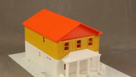 3d printed house with removable floors and roof