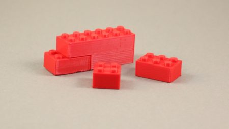 3d printed Lego like bricks