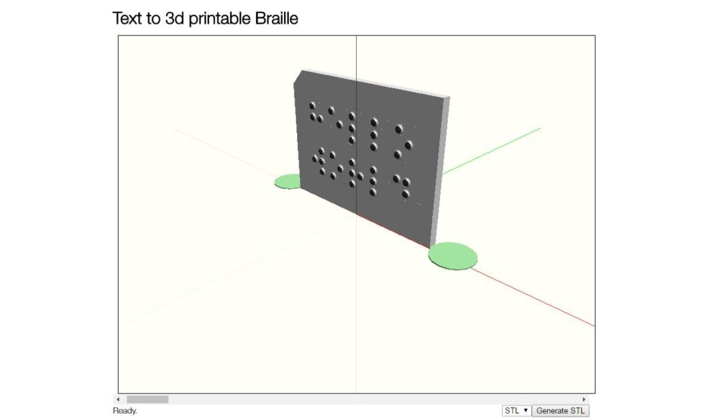 GitHub Braille Generator - DimensionAlley